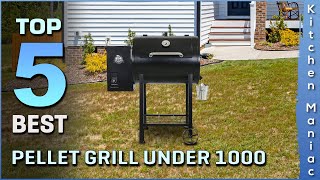 Best Pellet Grill Under 1000 | Auto Temperature Controls, Grill, Smoker, BBQ | Top 5 Review 2025