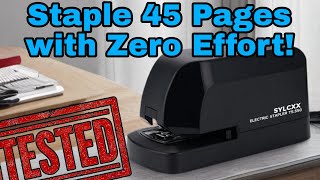 SYLCXX Electric Stapler Review: Perfect for Busy Offices!