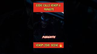 Eddie Calls Venom A Parasite Venom 2018 scene #venom #eddie #eddiebrock #tomhardy