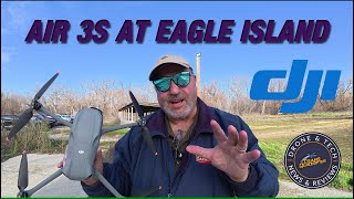 DJI Air 3S at Eagle Island On A Sunny December Day!