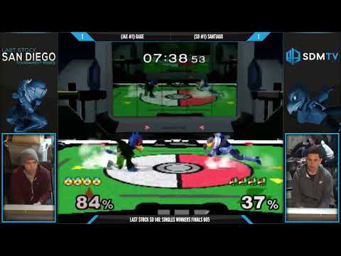 LSSD 146 - Gage (Sheik) vs. SD | Santiago (Falco) - SSBM Winners Finals - Smash Melee