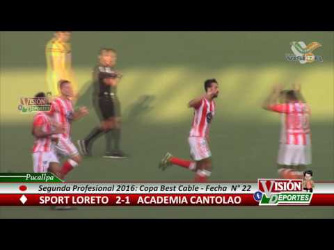 Sport Loreto 2 vs Academia Cantolao 1 - Resumen HD - Segunda Profesional Fecha 22
