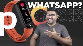 mi band 5 notificação whatsapp