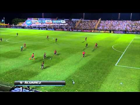 Gol de Álvarez. Crucero 2 Independiente 1.Fecha 34.Torneo Primera B Nacional.Fútbol Para Todos