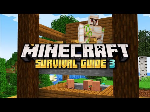Pixlriffs - Minecraft 1.20 Iron Farm Tutorial! ▫ Minecraft Survival Guide S3 ▫ Tutorial Let's Play [Ep.38]