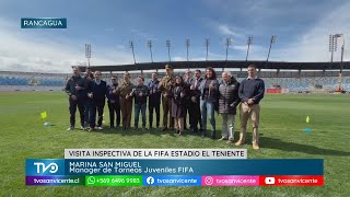 Visita inspectiva de la FIFA al estadio El Teniente de Rancagua
