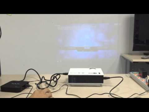 How to connect projector with a tv box