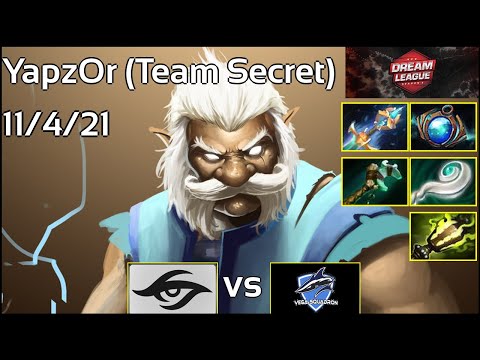 Support YapzOr - [Team Secret vs Vega Squadron] - DreamLeague season 8 - 7.07 Zeus