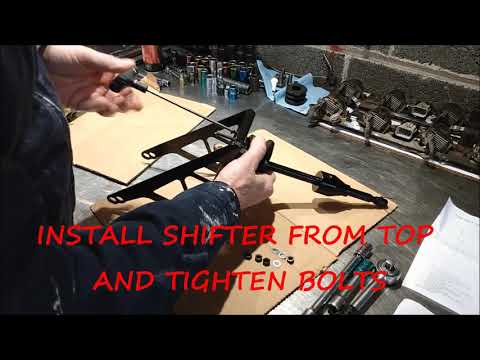 GKTECH SHIFTER RE-LOCATION KIT INSTALL ON A CD009 NISSAN 350Z TRANSMISSION FOR A MIATA LS SWAP