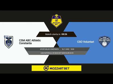 LNBM MOZZART 2022-2023: CSM Athletic Constanța - CSO Voluntari