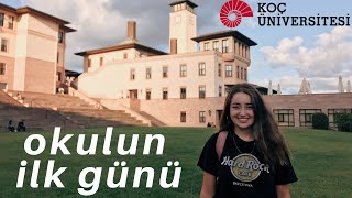 Koç Üniversitesi OKULUN İLK GÜNÜ VLOG | Sabah Rutinim