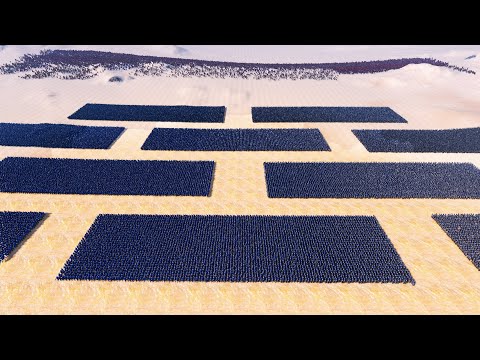 18,000 SPARTANS Vs 70,000 HEAVY KNIGHTS Ultimate Epic Battle Simulator UEBS