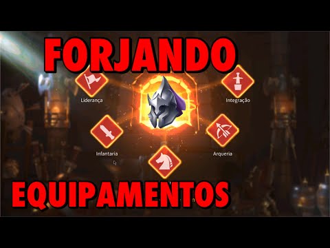 FORJANDO EQUIPAMENTOS DE ATAQUE DE INFANTARIA - RISE OF KINGDOMS.