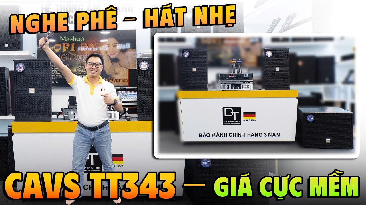 Video sản phẩm Dàn karaoke CAVS TT343: (CAVS C12, Vatasa T500, Vatasa V6 Pro, Vatasa VA-2600, CAVS CS115, P9 Luxury)