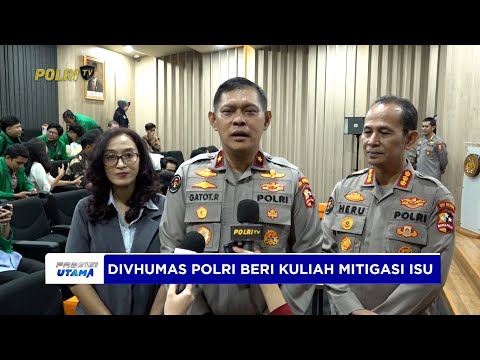 DIVISI HUMAS POLRI AJAK MAHASISWA ANTISIPASI BAHAYA HOAKS