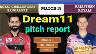 BLR vs RR Dream11 Team IPL 2020 | RCB vs RR | Match 15 | BLR vs RR Dream11 Prediction
