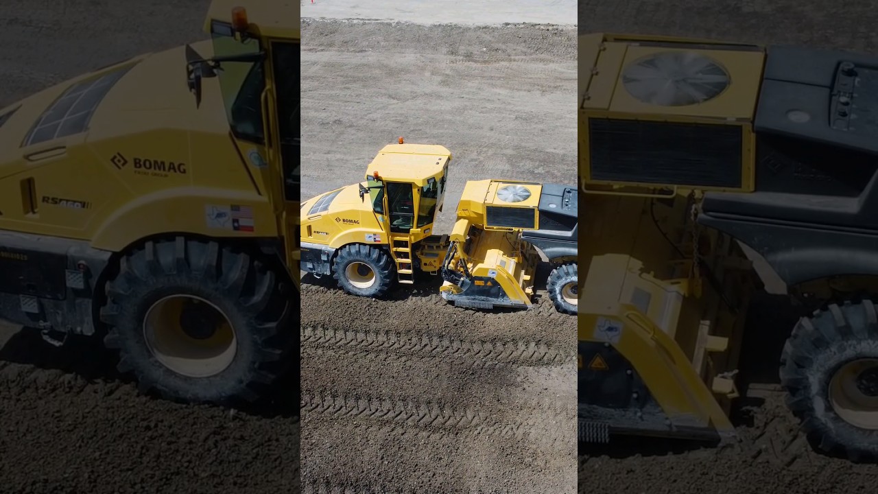 Soil stabilization in works. #construction #soil #foundation #pavement #subgrade #lime #cement