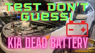 Kia Sorento 2.4 Dead Battery ,Bad Battery sensor? or bad alternator?