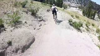 This video is a tour of some of the trails at the Mammoth Mountain Bike Park.  Sorry about some of the bad footage!   My GoPro wasn't pointed at a good angle on the first part, plus my rear brake wasn't working well either!