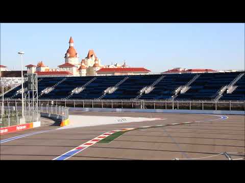 Сочи. Трасса Формулы 1 в Олимпийском парке.