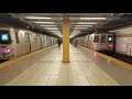 MTA NYCT Brooklyn Bound R46 A C Trains Departing 14 St