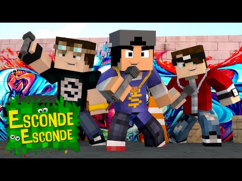 Minecraft: ESPECIAL BATALHA DE RAP! (Esconde-Esconde)