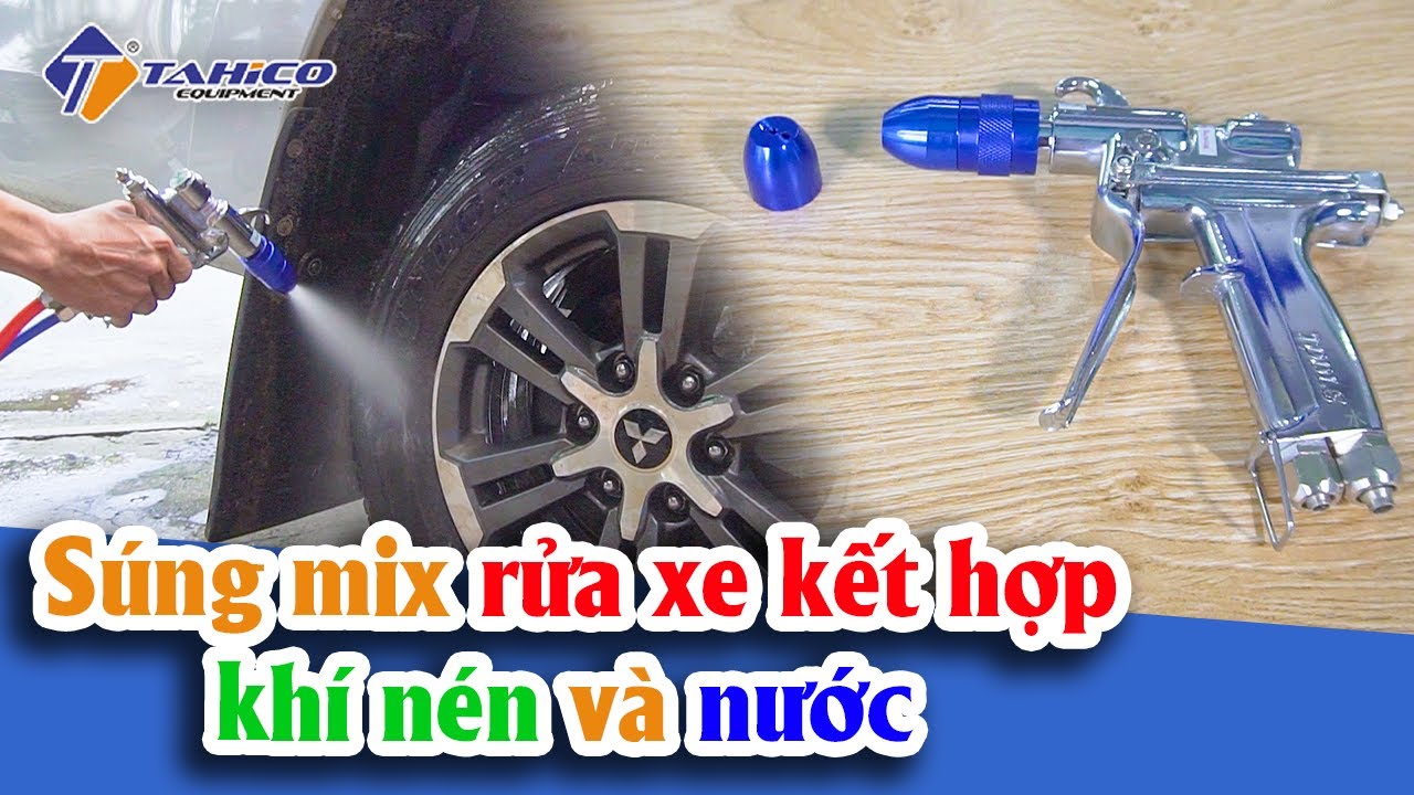 Súng phun bọt dây đôi Mix1 21