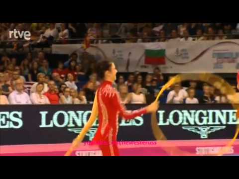 Azerbaijan 6 clubs + 2 hoops AA - World Championships Stuttgart 2015