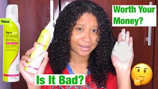 Trying The NEW Devacurl Supermousse