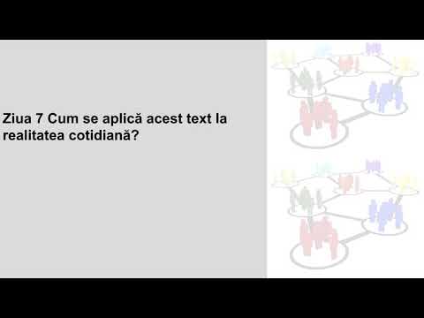 27 ziua 7 Cum se aplica acest text la realitatea cotidiana?