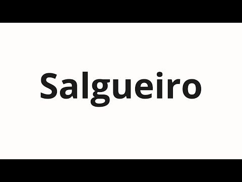 How to pronounce Salgueiro