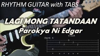 Lagi Mong Tatandaan - Parokya Ni Edgar (Rhythm Guitar Cover &amp; Tutorial) with tabs