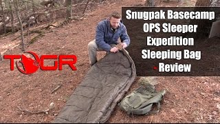Günstig aber schwer! – Snugpak Basecamp OPS Sleeper Expeditionsschlafsack – Testbericht