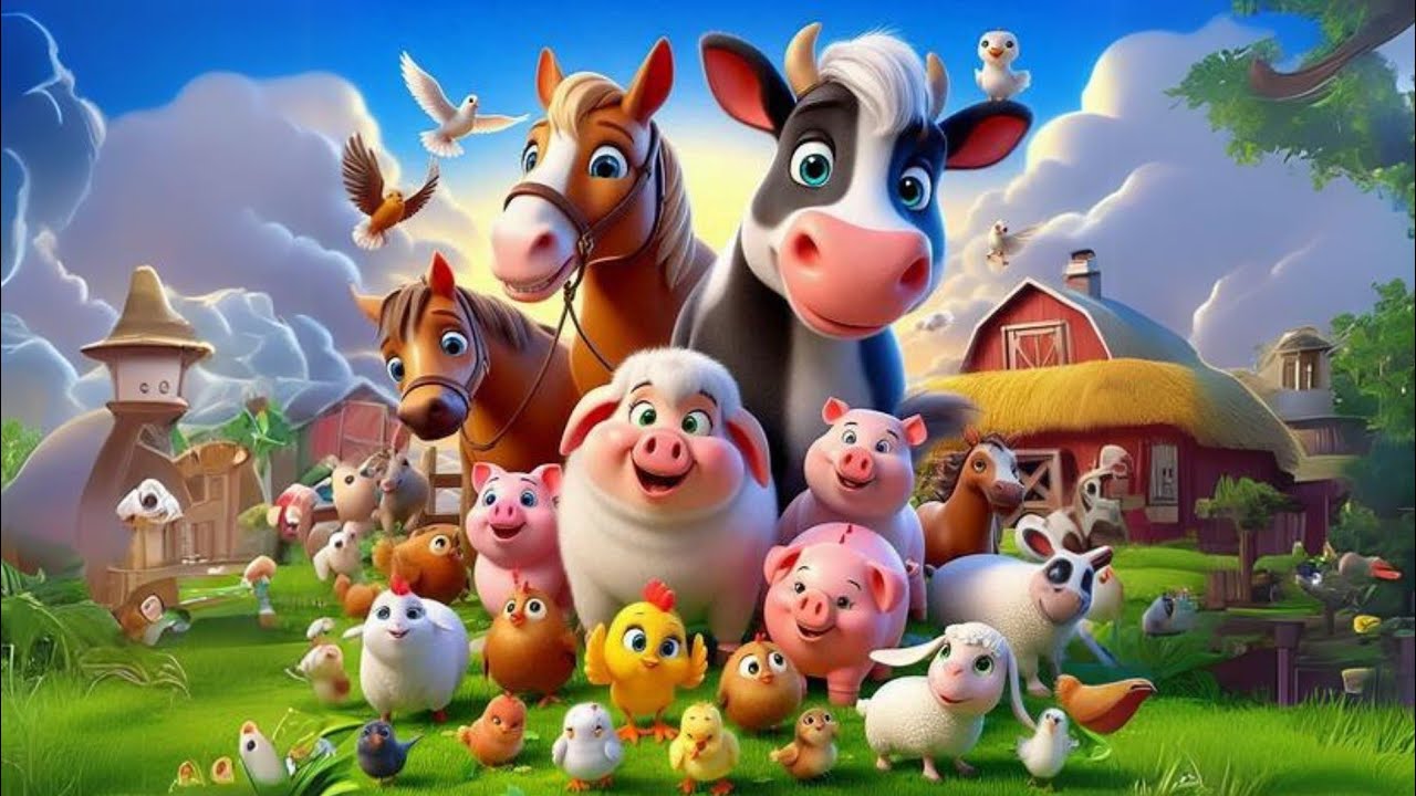 Animais de fazenda para crianças - Vocabulário para crianças #animaisdefazenda #minhapequenaestrela
