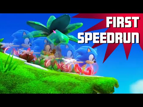 Sonic Superstars insane first speedrun!