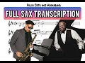 POLKA DOTS AND MOONBEAMS - Dexter Gordon - Full Sax Transcription