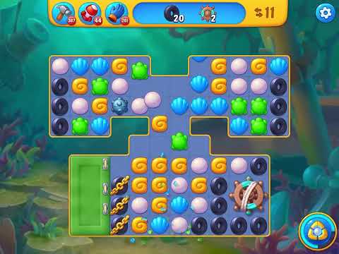 Fishdom level 6414 no boosters フィッシュダム ノーマル [Friend's]