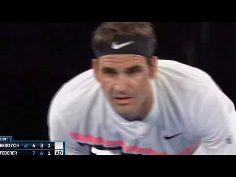 Roger Federer vs Tomas Berdych - Australian Open 2018 QF [Highlights HD]