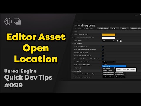 Quick Dev Tip #99 UE4 / UE5 - Editor Asset Open Location