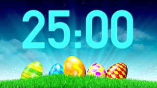 25 Minute Easter Timer with Music (4K)🪻