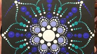 How to draw dot mandala flower guidelines with examples