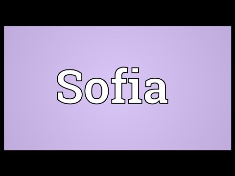 Sofia Meaning