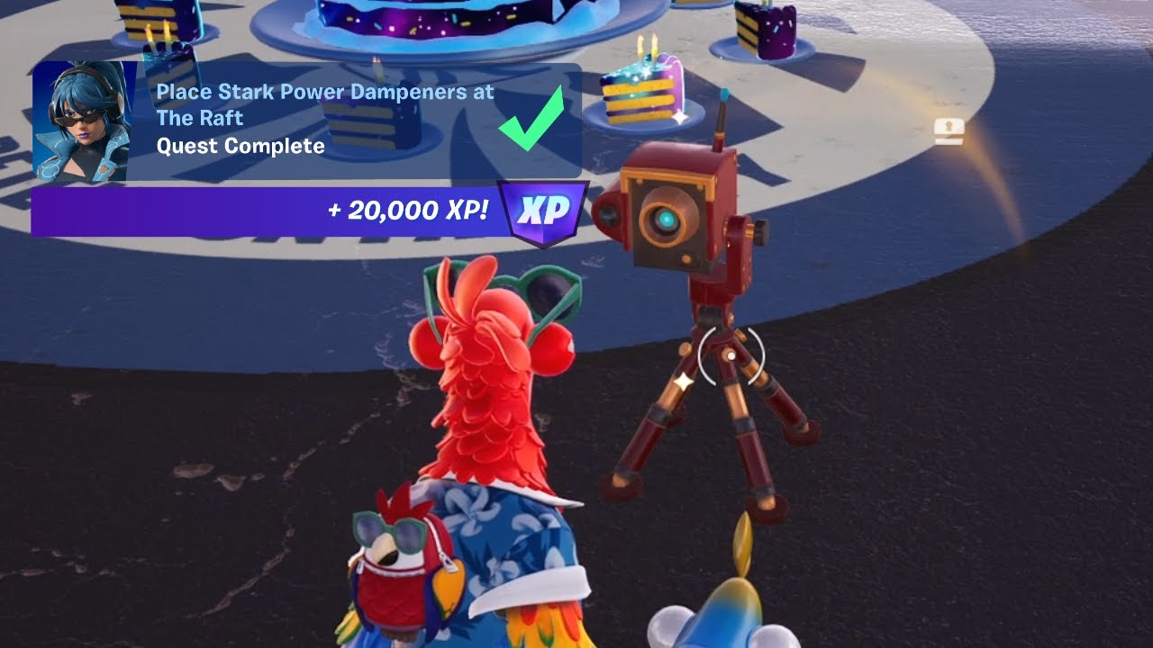 Stark Raft Fortnite の Raft に Stark Power Dampeners を配置する方法