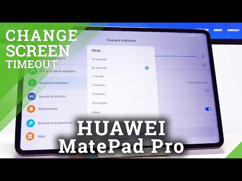 How to Set Screen Timeout in HUAWEI MatePad Pro – Customize Sleep Time