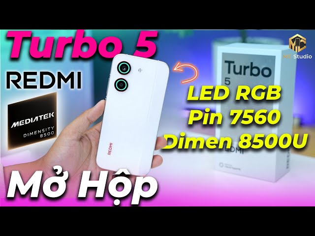 Mở hộp đánh giá nhanh Redmi Turbo 5: Dimensity 8500 Ultra, hoàn thiện ngon hơn Turbo 5 Max?