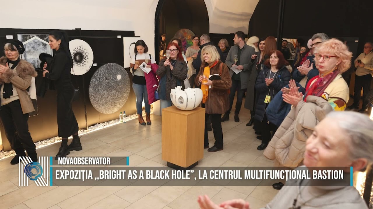 Expoziția ,,Bright as a Black Hole”, la centrul Multifuncțional Bastion