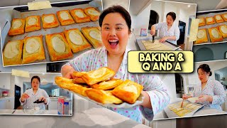 VLOG: answering juicy questions (s**, friendship, college etc) + baking cream cheese danish recipe 💕