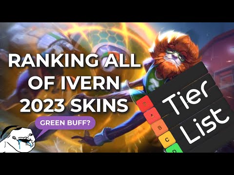 Ranking EVERY Ivern (Vegan Green Buff) Skin 2023 in League of Legends #tierlist