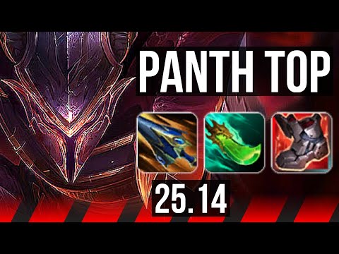 PANTHEON vs JAYCE (TOP) | 8 solo kills, Legendary | EUW Master | 25.14