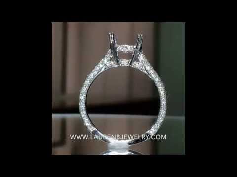 BDR-12314 Engagement Ring Setting for Round Diamond